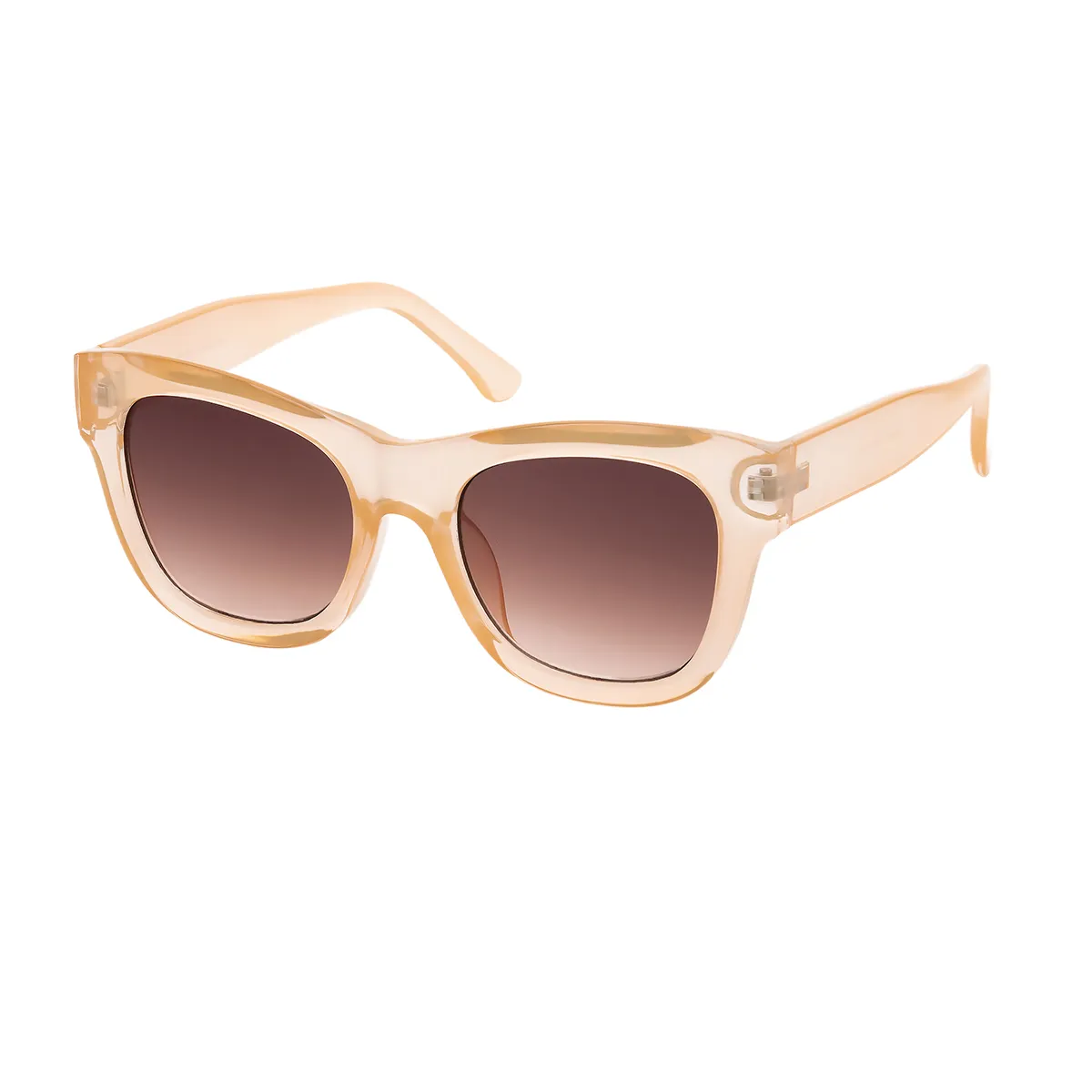 Aniston - Square Tea Sunglasses for Women