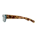 Buffay - Rectangle White-demi Sunglasses for Women