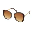 Mara - Oval Orange Sunglasses for Women