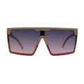 Reese -  Transparent tea Sunglasses for Women