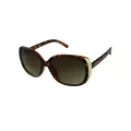 Yvette - Oval Brown Sunglasses for Women