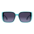 Carrie - Square Blue Sunglasses for Women