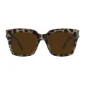 Monroe - Square Tortoiseshell Sunglasses for Women