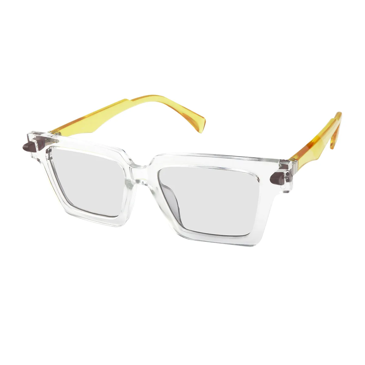 Sage -  Transparent gray Sunglasses for Men & Women