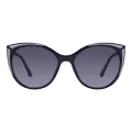 Trudie - Cat-eye Black Sunglasses for Women