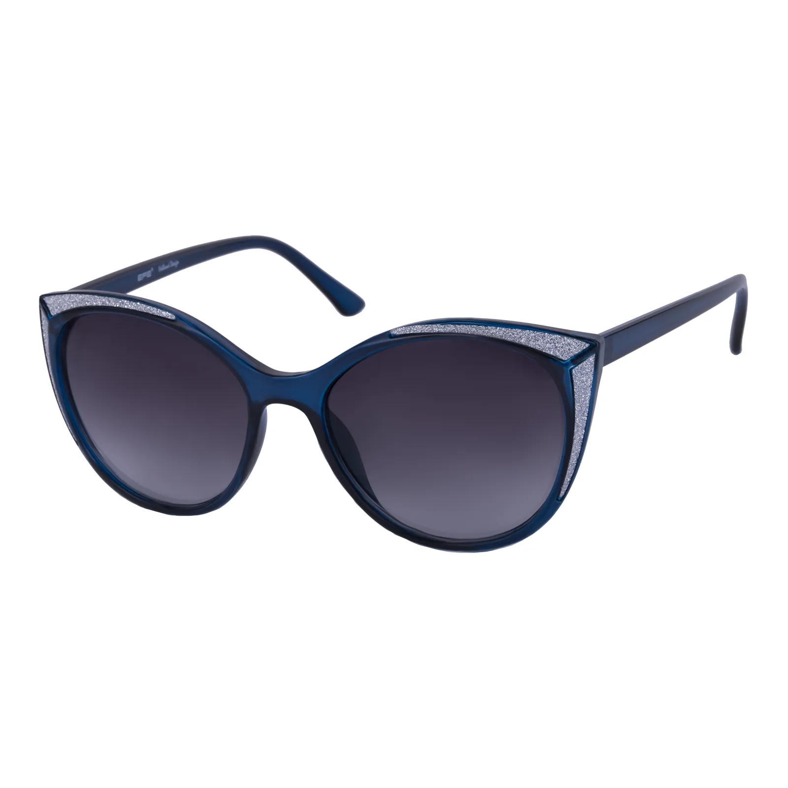 Trudie - Cat-eye Blue Sunglasses for Women
