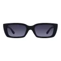 Suzanne - Square Black Sunglasses for Women