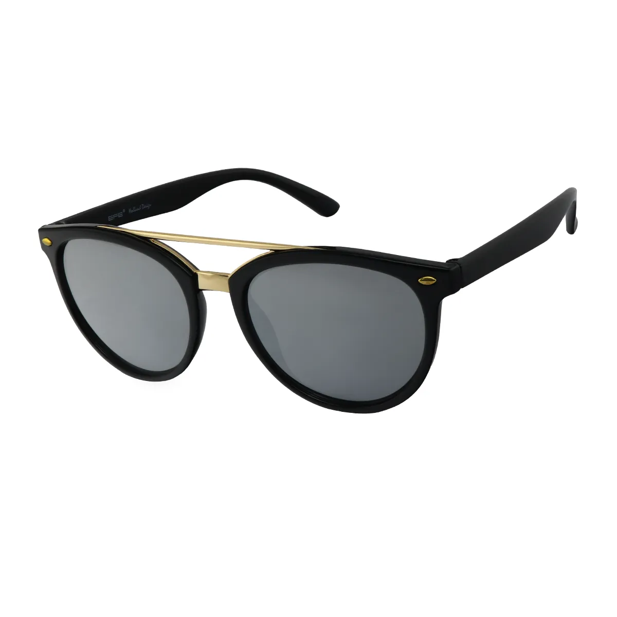Rhode - Oval Black Sunglasses for Women