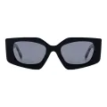 Beata - Geometric Black Sunglasses for Women