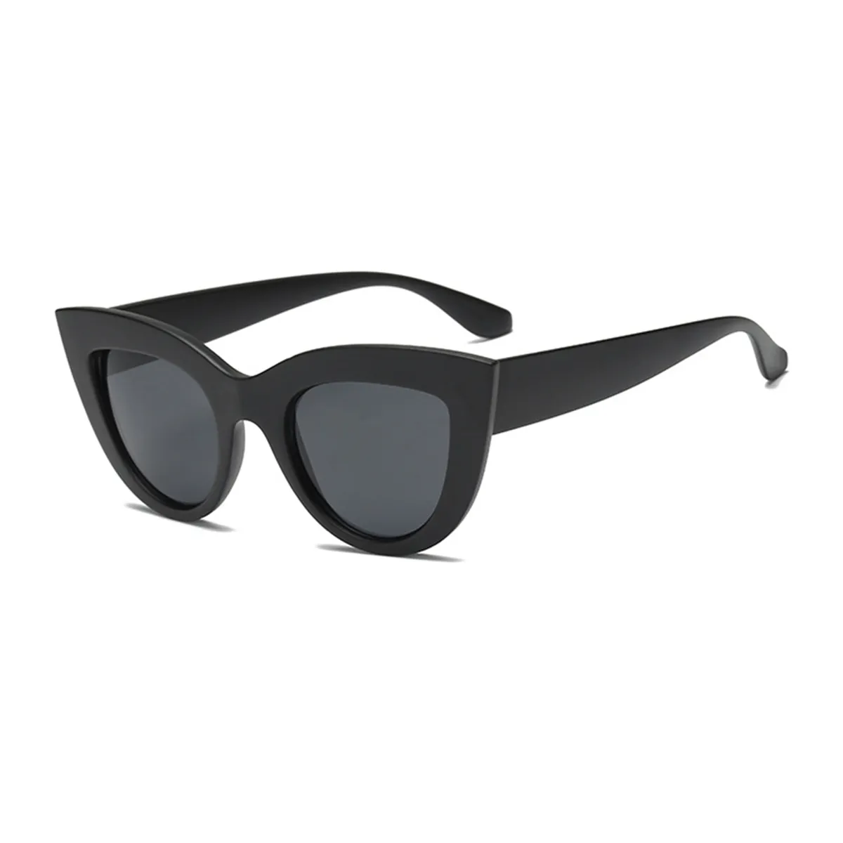 Cat-eye - Cat-eye Black Sunglasses for Women