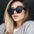 Cat-eye - Cat-eye Black Sunglasses for Women