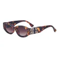 Cat-eye - Geometric Demi Sunglasses for Women