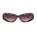 Cat-eye - Geometric Demi Sunglasses for Women