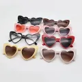 Heart-shape -  Black Sunglasses for Women