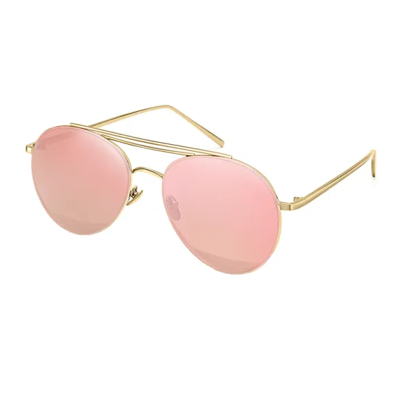 aviator gold sunglasses