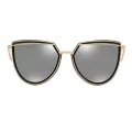 Adelaide - Cat-eye Gold Sunglasses for Women