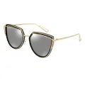 Adelaide - Cat-eye Gold Sunglasses for Women