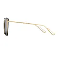 Adelaide - Cat-eye Silver Sunglasses for Women