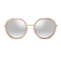 Nina - Geometric Transparent pink Sunglasses for Women