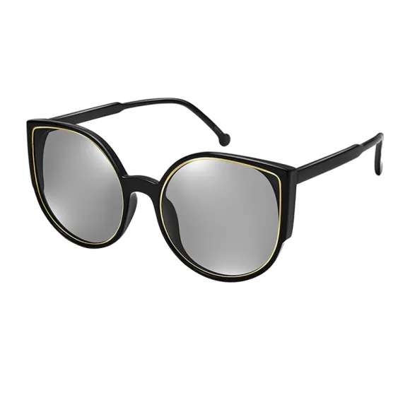 cat-eye black-gray sunglasses