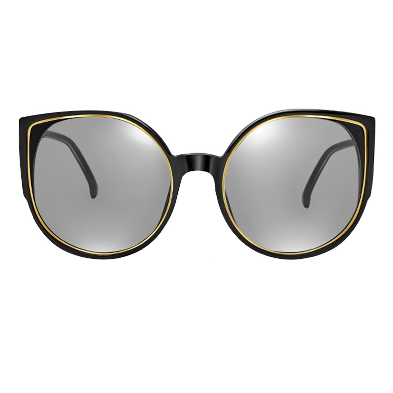cat-eye black-gray sunglasses