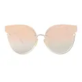 Irma - Cat-eye Gold Sunglasses for Women