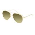 Agars - Aviator Gold Sunglasses for Women