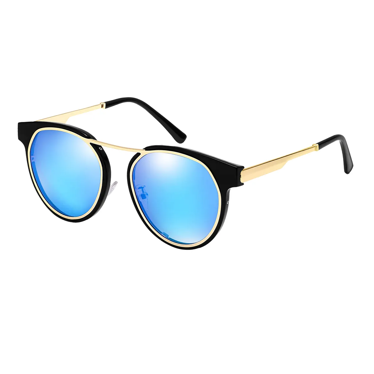 Pritchard - Browline Gold Sunglasses for Men & Women