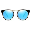 Pritchard - Browline Silver Sunglasses for Men & Women