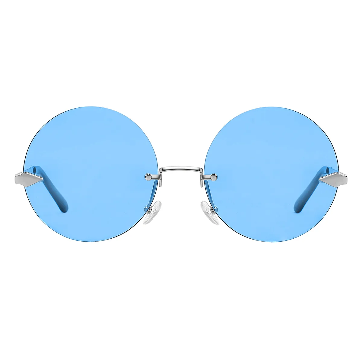 Vintage Round Silver  Sunglasses for Women & Men