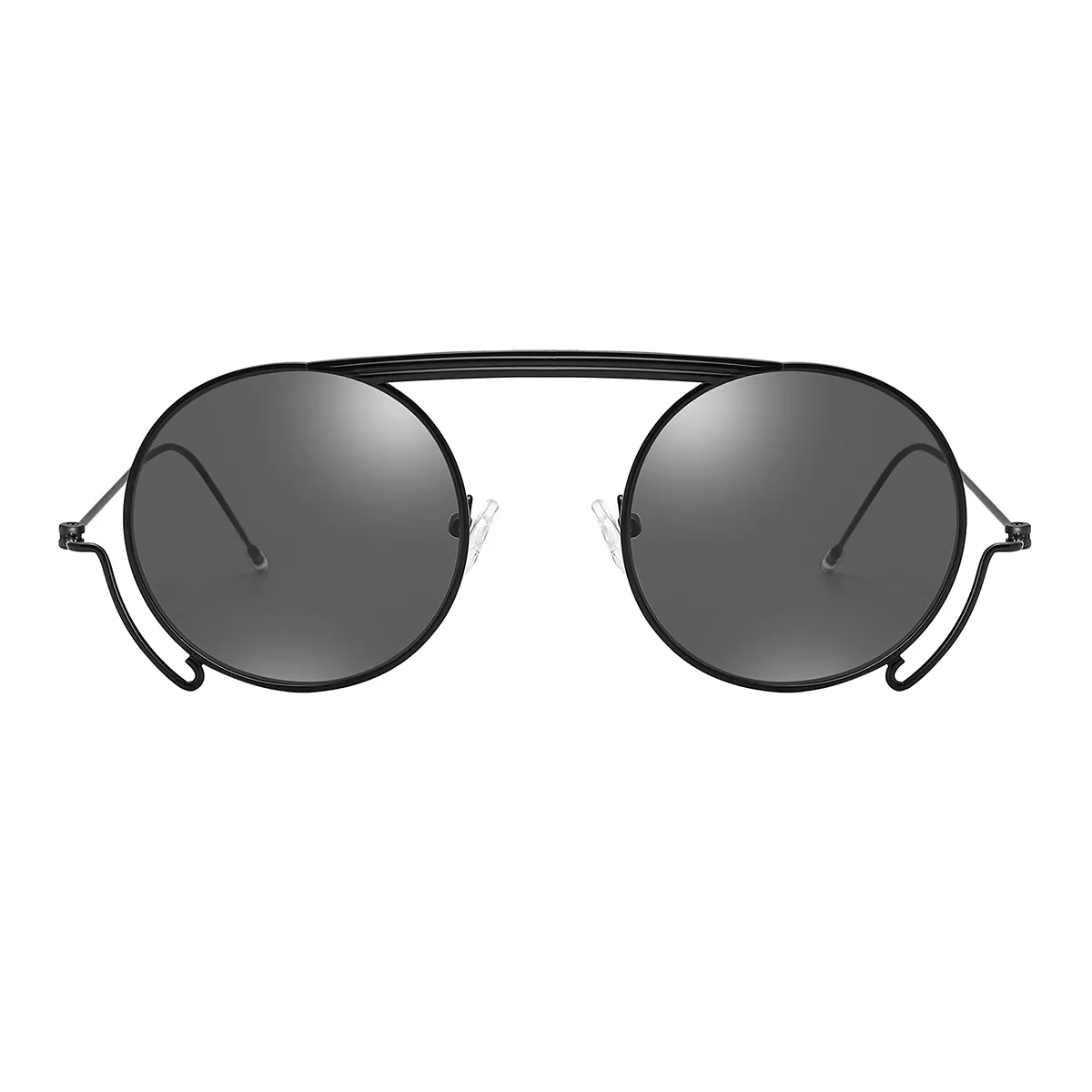 Fashion Round Black  Sunglasses for Women & Men