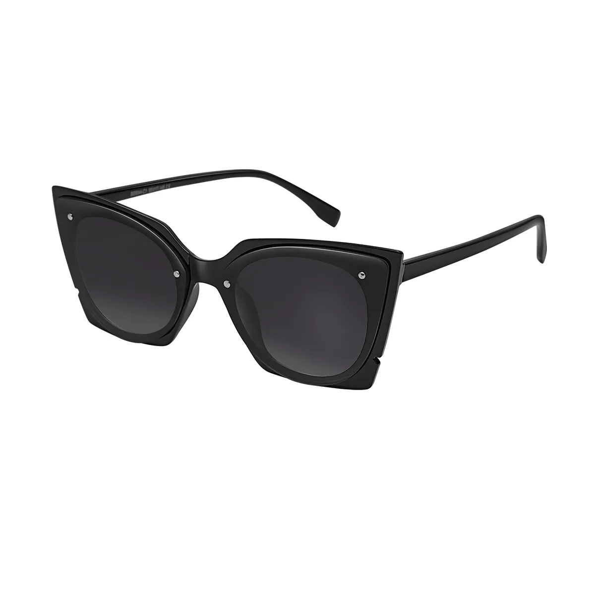 Ferguson - Cat-eye Black Sunglasses for Women