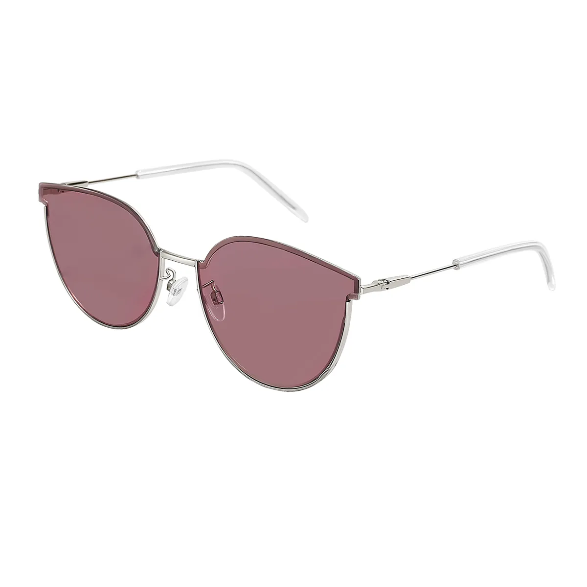 Elise - Cat-eye Silver/1 Sunglasses for Women