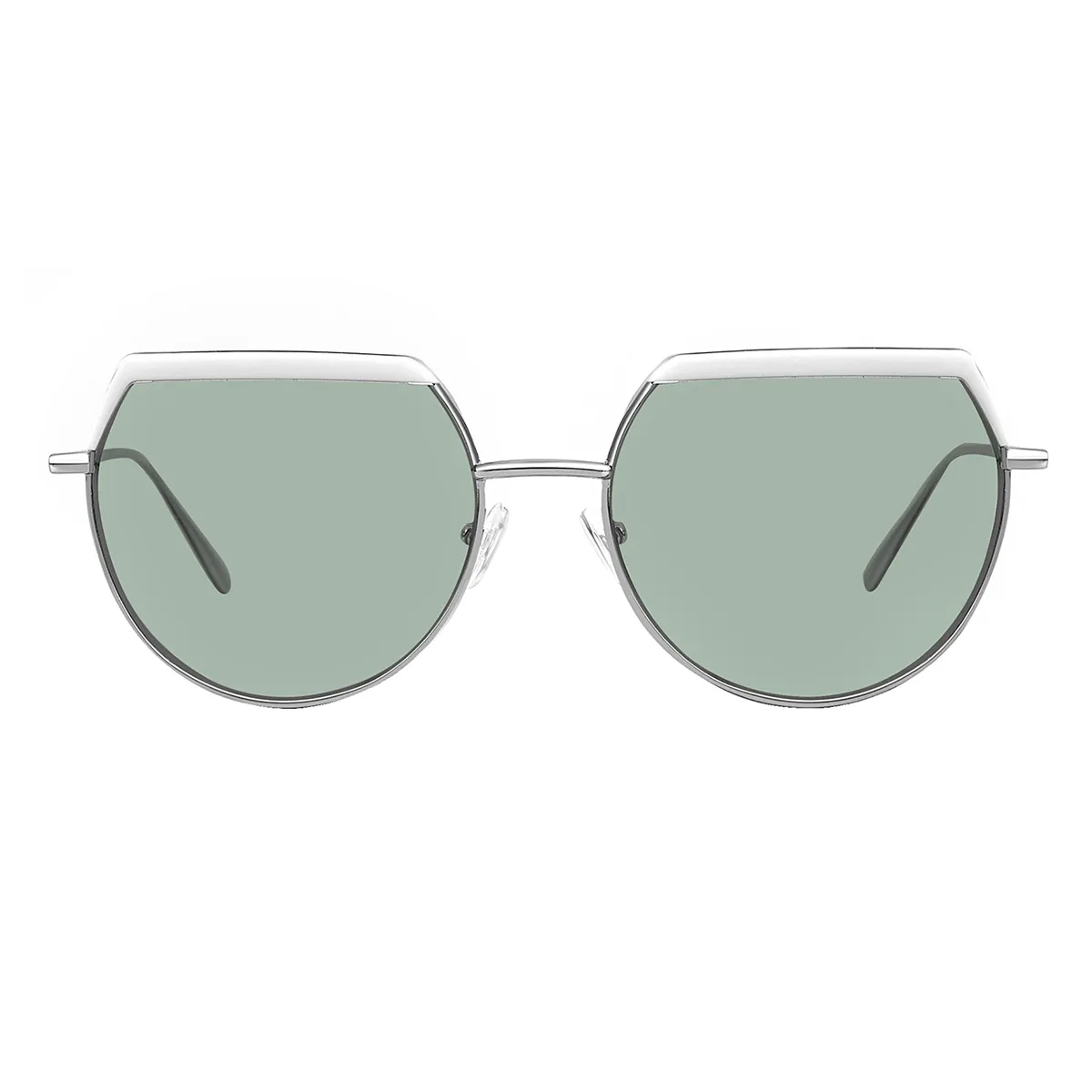 Fashion Geometric Silver/1  Sunglasses for Women