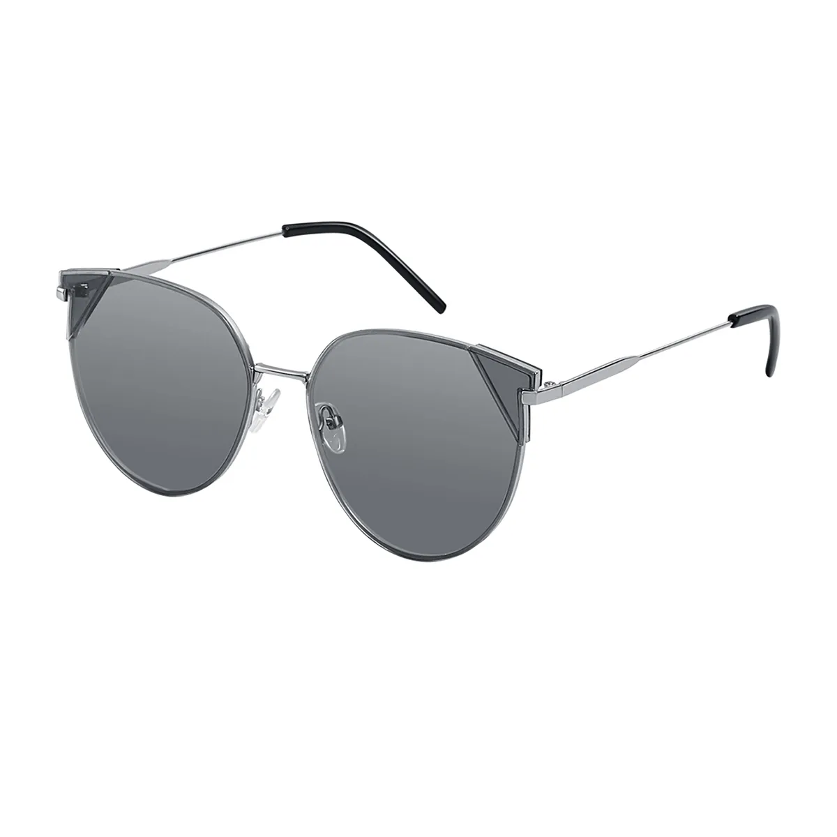 Helen - Cat-eye Silver/1 Sunglasses for Women