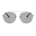 Belmar - Aviator Silver Sunglasses for Men & Women