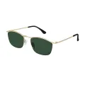 Lyon - Browline Silver Sunglasses for Men & Women
