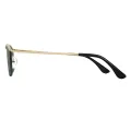 Lyon - Browline Silver Sunglasses for Men & Women