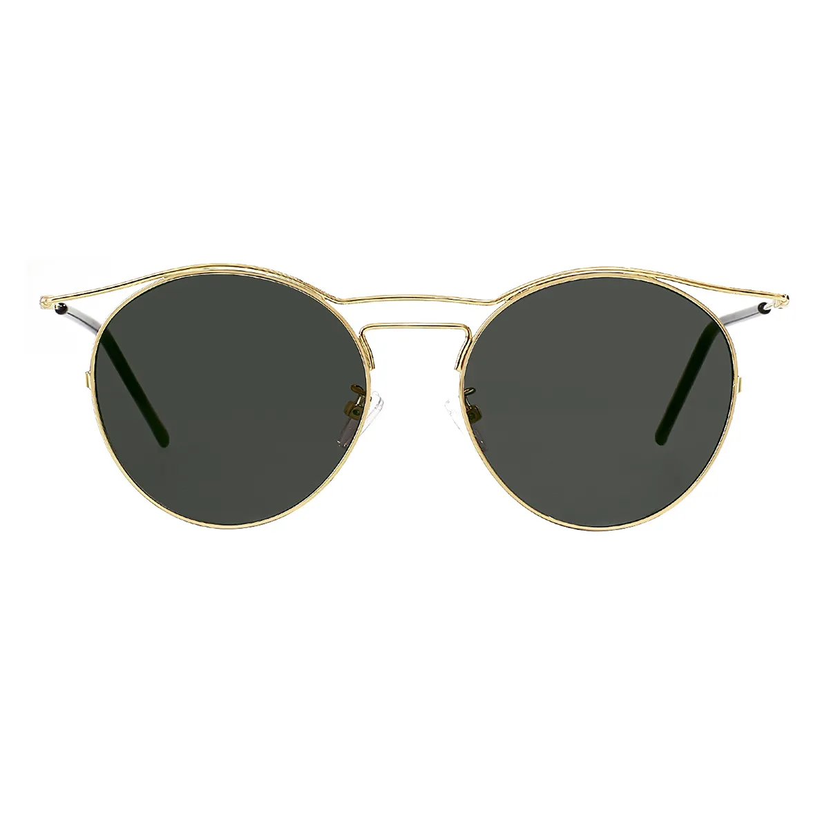 Fashion Round Gold/1  Sunglasses for Women