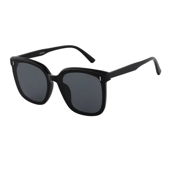 browline black sunglasses
