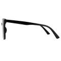 Elder - Browline Black Sunglasses for Men & Women