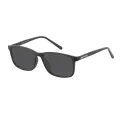 Garland - Rectangle Black Sunglasses for Men & Women