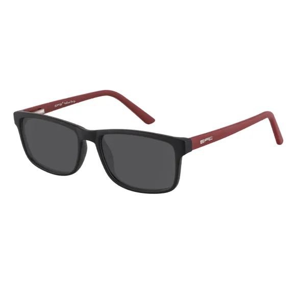 rectangle black-red sunglasses