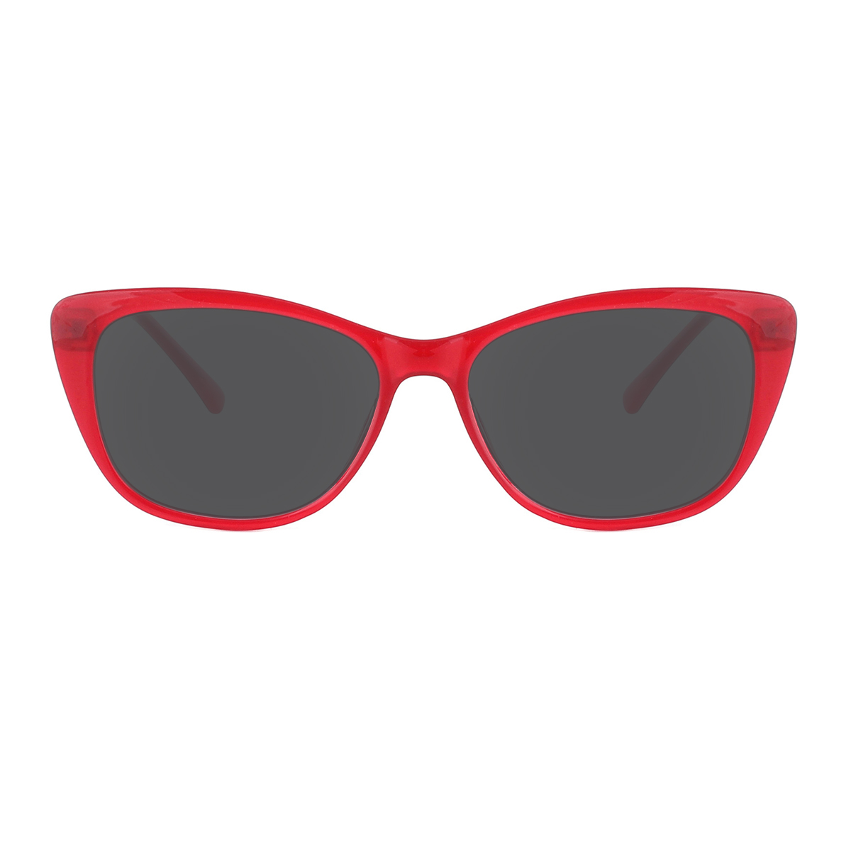 cat-eye red sunglasses