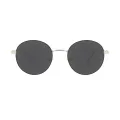 Airey - Round Black-Silver Sunglasses for Men & Women