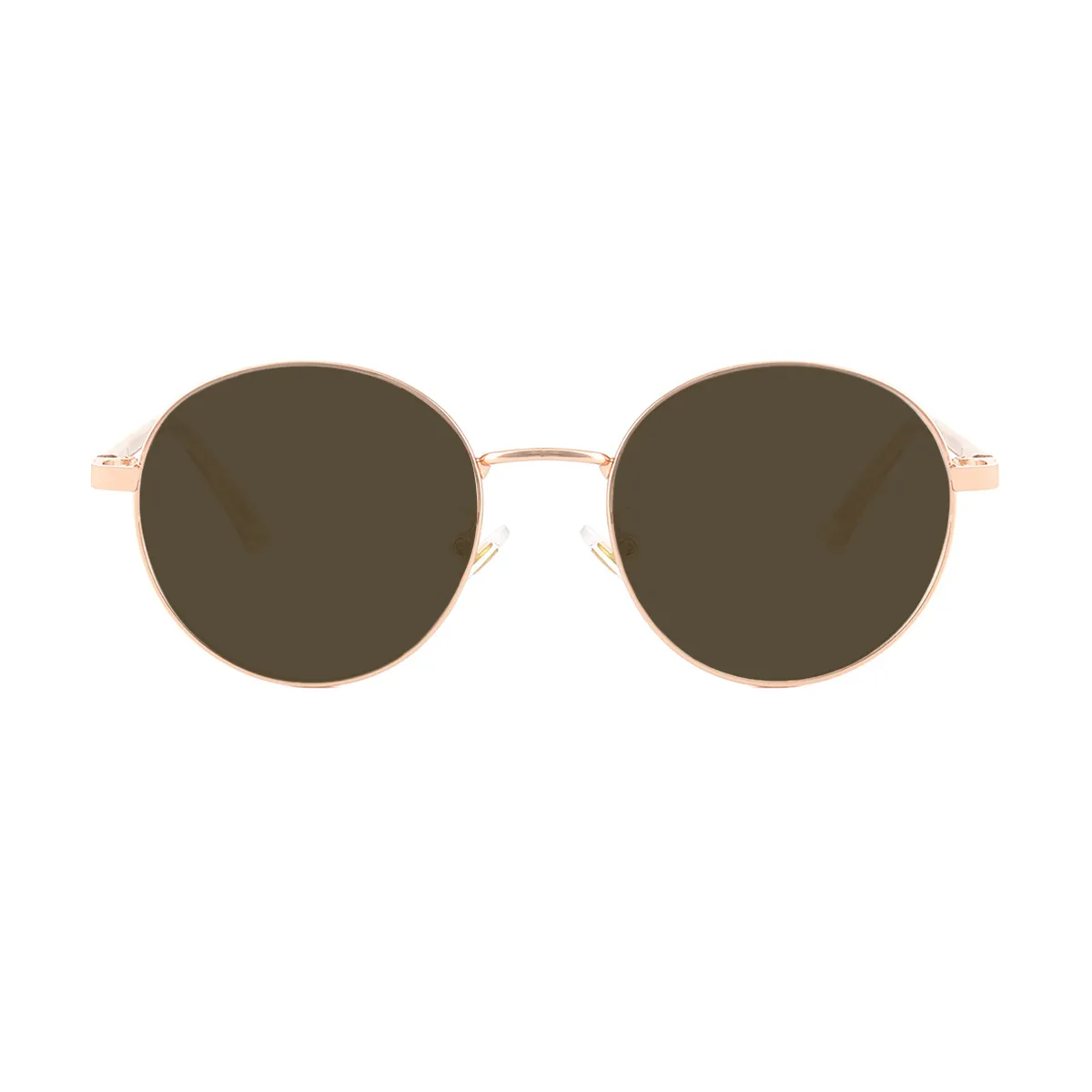 Classic Round Black-Silver  Sunglasses for Women & Men