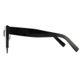 Laurel - Cat-eye Black Sunglasses for Women