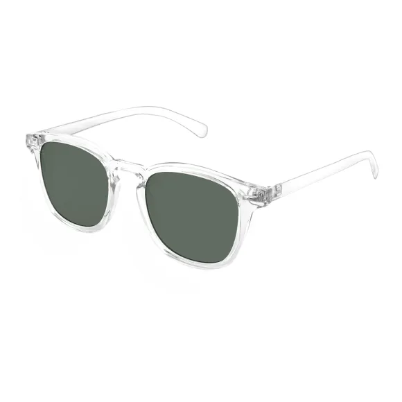 square transparent sunglasses