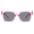 Jordi - Square Transparent-Gray Sunglasses for Women
