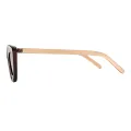 Hester - Cat-eye Brown Sunglasses for Women